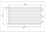Valeo 818005 - Oe 46798100 Condensatore Aria Condizionata Con Essiccatore Per Panda
