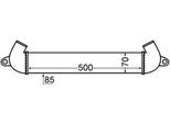 Mahle Ci 342 000S - Intercooler Oe 46779532 Per Doblo