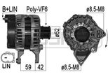 Era 209563A - Alternatore Oe 808 15 03 Per Classe C (W204), Classe C (W205), Classe C (A205), Classe C (C204), Classe C (C205), Classe C (S204), Classe C (S205), Classe E (W212), Classe E (W213), Classe E (A207), Classe E (A238), Classe E (C207), Classe E (C238), Classe E (S212), Classe E (S213), Classe Glk (X204), Slc (R172), Slk (R172)