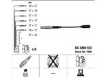 Ngk 7800 - Set Di Cavi Candela Oe 112 150 03 18 Per Classe C (W202), Classe C (W203), Classe C (S202), Classe C (S203), Clk (C208), Clk (C209), Clk (A208), Clk (A209), Cls (C219), Classe E (W210), Classe E (W211), Classe E (VF210), Classe E (S210), Classe E (S211), Classe G (W463), Classe M (W163), Classe M (W164), Classe R (W251), Classe S (W220), Slk (R171), Slr (R199), Classe S (C215), Sl (R129