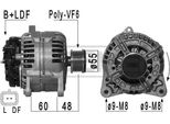 Era 209028A - Alternatore Oe 23100 00Q0M Per Duster, Logan, Sandero, Juke (F15), Micra Iii (K12), Note (E11, NE11), Note (E12), Qashqai +2 I (J10), Tiida (C11), Megane Ii, Scenic Ii, Clio Ii, Clio Iii, Grand Scenic Ii (Jm), Kangoo (Kc), Kangoo (Fc)