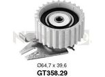 Snr GT358.29 - Puleggia Tenditore Oe 7782192, Cinghia Di Distribuzione Per Brava, Bravo, Marea