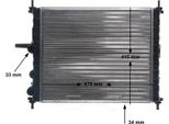 Mahle Cr 1993 000S - Radiatore Oe 46514942, Raffreddamento Motore Per Brava, Bravo, Marea, Multipla