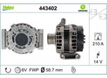 Valeo 443402 - Alternatore Oe 1768612 Per Transit V363, Transit Custom, Tourneo Custom