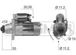 Era 220464A - Motorino Di Avviamento Oe M008T71471, Motorino Di Avviamento Per Almera Ii (N16), Almera Tino (V10), Primera (P12), X-Trail (T30)