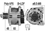 Era 209546A - Alternatore Oe 23 10 032 57R Per Dokker, Duster, Lodgy, Logan, Sandero, Clio Iv, Logan I