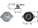 Gates RC217 - Tappo Oe 1245000106, Serbatoio Del Refrigerante Per Classe C (W202), Classe C (S202), Clk (C208), Clk (A208), Cabriolet (A124), Classe E (W124), Classe E (W210), Classe E (W211), Classe E (A124), Classe E (C124), Classe E (VF210), Classe E (S124), Classe E (S210), Classe G (W463), Vario, Vito (W638), Classe V (638/2), Slk (R170), Sl (R129), Classe S (C140), Classe S (W140)