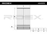 Ridex 424I0212 - Oe 6000620027 Filtro Abitacolo Per Talento, Vivaro (X82), Vivaro B (X82), Grand Scenic Iii (Jz), Scenic Iii, Trafic Iii (Jg), Trafic Iii (Fg), Trafic Iii (Eg)