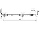 Bosch 1 987 476 131 - Tubo Freno Oe 46210 2F206 Per Primera (P11)