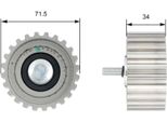 Gates T42183 - Puleggia Folle Oe 500388688, Cinghia Di Distribuzione Per Ducato