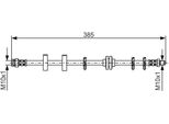 Bosch 1 987 476 438 - Oe 71736919 Bremsschlauch FüR Type