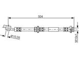 Bosch 1 987 476 996 - Tubo Freno Oe 46210 BU70A Per Almera Tino (V10)