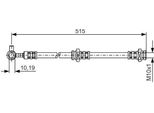 Bosch 1 987 476 378 - Tubo Freno Oe 46210 8H305 Per X-Trail (T30)