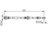 Bosch 1 987 481 476 - Tubo Freno Oe 46210 AV01A Per Primera (P12)