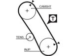 Gates 5061XS - Cinghia Di Distribuzione Oe 16806 54A10 Per Almera I (N15), Primera (P10), Primera (W10)