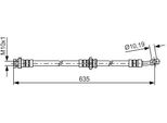 Bosch 1 987 481 432 - Tubo Freno Oe 46210 JD005 Per Qashqai +2 I (J10)