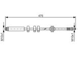 Bosch 1 987 476 747 - Tubo Freno Oe 46481634 Per Seicento