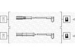 Magneti Marelli 941318111161 - Set Di Cavi Candela Oe 46749624 Per Panda, Punto, Seicento, Siena, Strada, Doblo, Palio