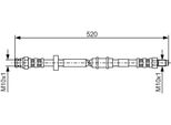 Bosch 1 987 481 158 - Tubo Freno Oe 51745843 Per Idea
