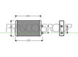 Prasco FT133H001 - Oe 46722928 Scambiatore Di Calore, Riscaldatore Per Doblo, Idea, Punto