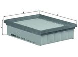 Mahle Lx 3012 - Filtro Aria Oe 71750588 Per Sedici