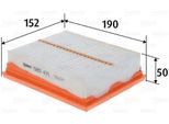 Valeo 585471 - Filtro Aria Oe 71750588 Per Sedici
