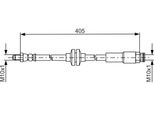 Bosch 1 987 481 671 - Oe 51 814 431 Bremsschlauch FüR Punto, Doblo, 500X (334), Renegade, Combo Tour (X12), Combo (X12)