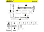 Ridex 83B0213 - Tubo Freno Oe 46210 AV720, Asse Anteriore Destro Per Primera (P12)
