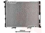 Van Wezel 30002154 - Oe 1245000302 Radiatore, Raffreddamento Motore Per Classe E (W124)