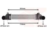 Van Wezel 30004353 - Intercooler Oe 2205000000 Per Classe S (W220)