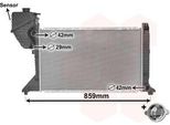 Van Wezel 30002300 - Oe 9015003500 Radiatore, Raffreddamento Motore Per Sprinter (W901, W902), Sprinter (W903), Sprinter (W904), Sprinter (W905)