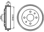 Bosch 0 986 477 055 - Oe 4379680 Tamburo Del Freno Per Uno, Panda