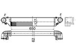 Mahle Ci 505 000S - Intercooler Oe 035000500 Per Clk (C209), Clk (A209), Classe C (S203), Classe Clc (CL203), Classe C (CL203), Classe C (W203)
