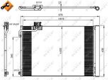 Nrf 350214 - Oe 1975000054 Condensatore Aria Condizionata Con Essiccatore Per Classe C (W204), Classe C (C204), Classe C (S204), Cls (C218), Cls (X218), Classe E (W212), Classe E (S212), Sl (R231), Slk (R172), Sls Amg (C197), Sls Amg (R197)