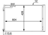Mahle Ac 51 000S - Oe 1975000054 Condensatore Aria Condizionata Con Essiccatore Per Classe C (W204), Classe C (C204), Classe C (S204), Cls (C218), Cls (X218), Classe E (W212), Classe E (S212), Sl (R231), Slk (R172), Sls Amg (C197), Sls Amg (R197)