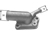 Gates TH12087G1 - Termostato Acqua Di Raffreddamento Oe 7581200 Per Tipo