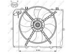 Nrf 47066 - Ventola Radiatore Oe 15003093 Per Classe E (S210), Classe E (VF210), Classe E (W210)
