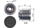 Gates OAP7123 - Puleggia Alternatore Di Primo Equipaggiamento 6421500760 Per Classe R (W251), Classe M (W164), Classe Gl (X164), Classe G (W463)
