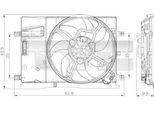 Tyc 809-0018 - KüHlerlüFter Oe 55701410 Per Punto, Adam, Corsa D (S07), Corsa E (X15)