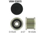 Skf Vkm 03835 - Puleggia Alternatore Oe 629 150 01 60 Per Classe E (W211), Classe Gl (X164), Classe M (W164), Classe S (W221)