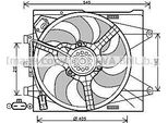 Prasco FT7564 - Ventola Radiatore Oe 52054326 Per 500 (312), Ka (RU8)
