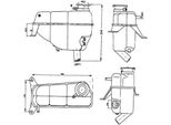 Mahle Crt 121 000S - Oe 124 500 13 49 Vaso Di Espansione Per Classe E (W124), Classe E (A124), Classe E (C124), Classe E (S124)