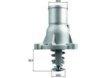 Mahle Ti 260 92 - Termostato KüHlwasser Oe 55559595 Per Stilo, Astra H, Corsa D (S07), Corsa E (X15), Meriva (X03), Zafira B
