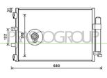 Prasco FD428C002 - Condensatore Aria Condizionata Oe 1703509 Con Essiccatore Per C-Max, Focus Iii, Grand C-Max