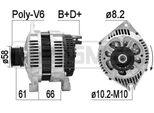 Era 210849A - Alternatore Oe 5705 6Q Per Ducato, Boxer
