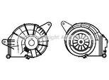 Prasco MS8631 - Motore Soffiatore Oe 8358004 Per Viano (W639), Vito (W639)