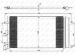 Nrf 35752 - Oe 51758873 Condensatore Aria Condizionata Con Essiccatore Per Doblo