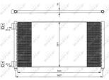 Nrf 35496 - Condensatore Aria Condizionata Oe 46821270 Per Doblo, Punto