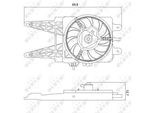 Nrf 47248 - Ventola Radiatore Oe 46524605 Per Punto