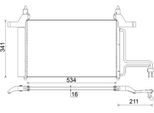 Mahle Ac 790 000S - Oe 46745840 Condensatore Aria Condizionata Con Essiccatore Per Stilo